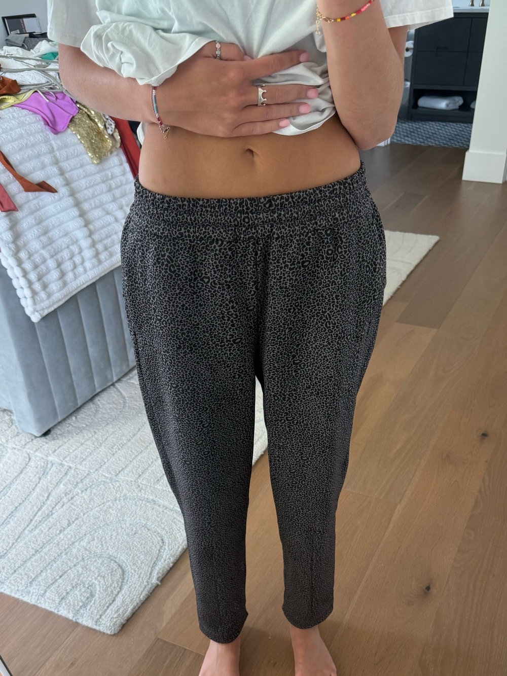 Lululemon Cheetah Print Joggers
